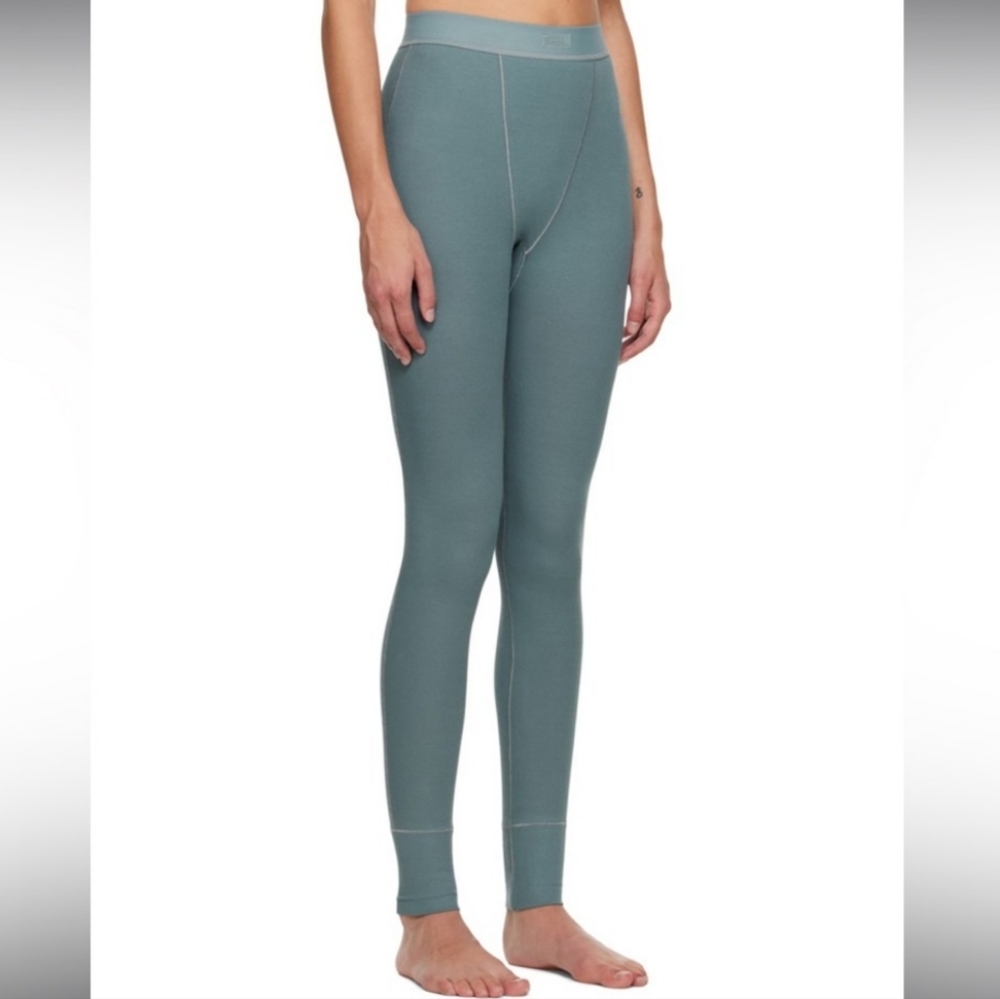 Skims | Ribbed Leggings In Kyanite
